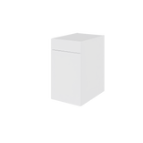 Multi-Living Køkken hyldeskab i Hvid Front H: 70,4 cm D: 60,0 cm - 1 låge & skuffe fuldudtræk og softluk - Bredde: 40 cm