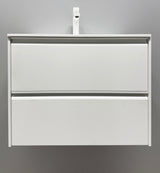 Nordskab Vaskeskab med 2 skuffer – 60 cm, Mat Hvid