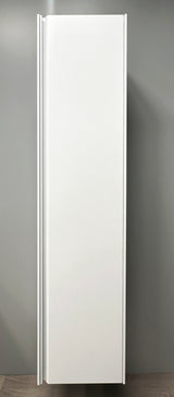 Badeværelseshøjskab med vendbarlåge – Mat Hvid (Nordskab3)