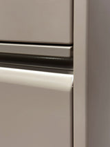 Nordskab badsæt i Cocoa brun - bredde 100 cm med Solid Surface badborplade