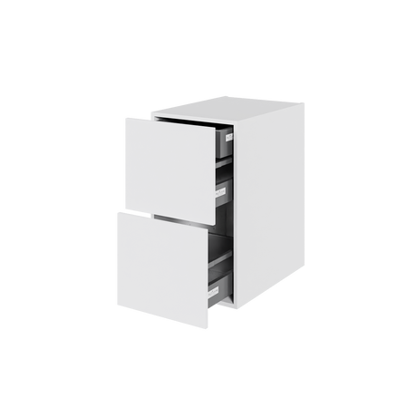 Multi-Living 2 skuffelook - HQ skuffeskab 40 cm med 2 skuffer og indvendig bakke med fuldudtræk