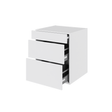 Multi-Living Køkken skuffeskab i Hvid Front H: 70,4 cm D: 60,0 cm - 3 skuffer fuldtudtræk og softluk - Bredde: 60 cm