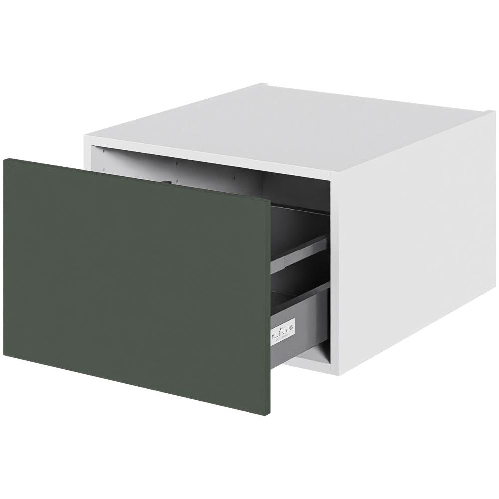 Multi-Living Køkken skuffekassette i Cibo Verde 120 H: 32,0 cm D: 58,0 cm B: 50 cm - med deludtræk og softluk