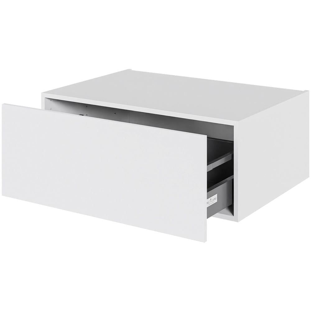 Multi-Living Køkken skuffekassette i Hvid Front H: 32,0 cm D: 60,0 cm - Deludtræk og softluk - Bredde: 80 cm