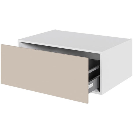 Multi-Living Køkken skuffekassette i Cibo Sabbia 123 H: 32,0 cm D: 60,0 cm - Fuldtudtræk/softluk - Bredde: 80 cm