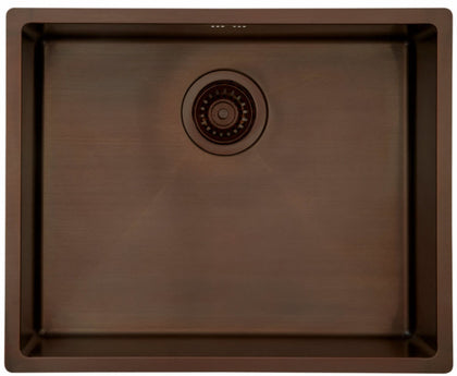 LAVABO Kubus 500 soft - Massiv bruneret messing