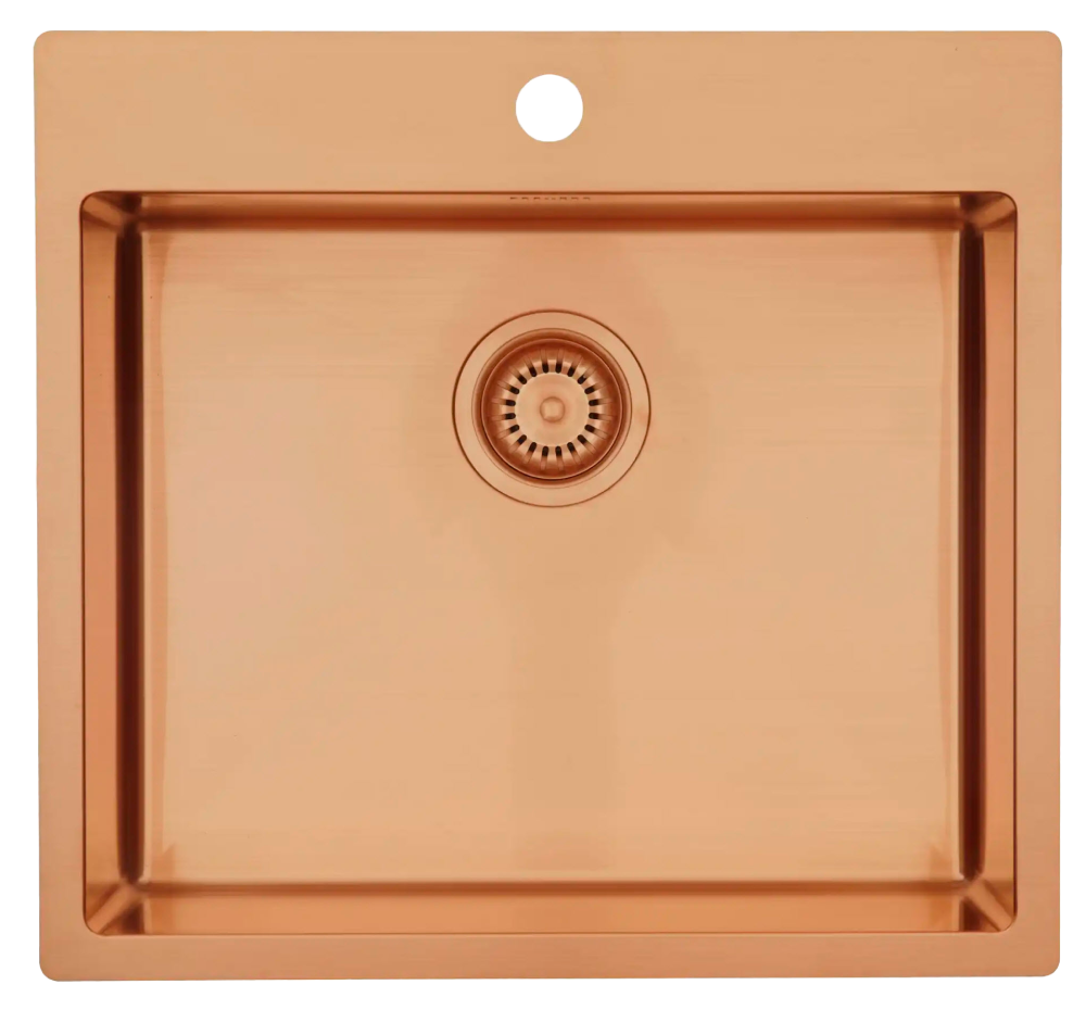 LAVABO Kubus 540 soft colour - Stål med PVD-coating Kobber