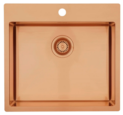 LAVABO Kubus 540 soft colour - Stål med PVD-coating Kobber