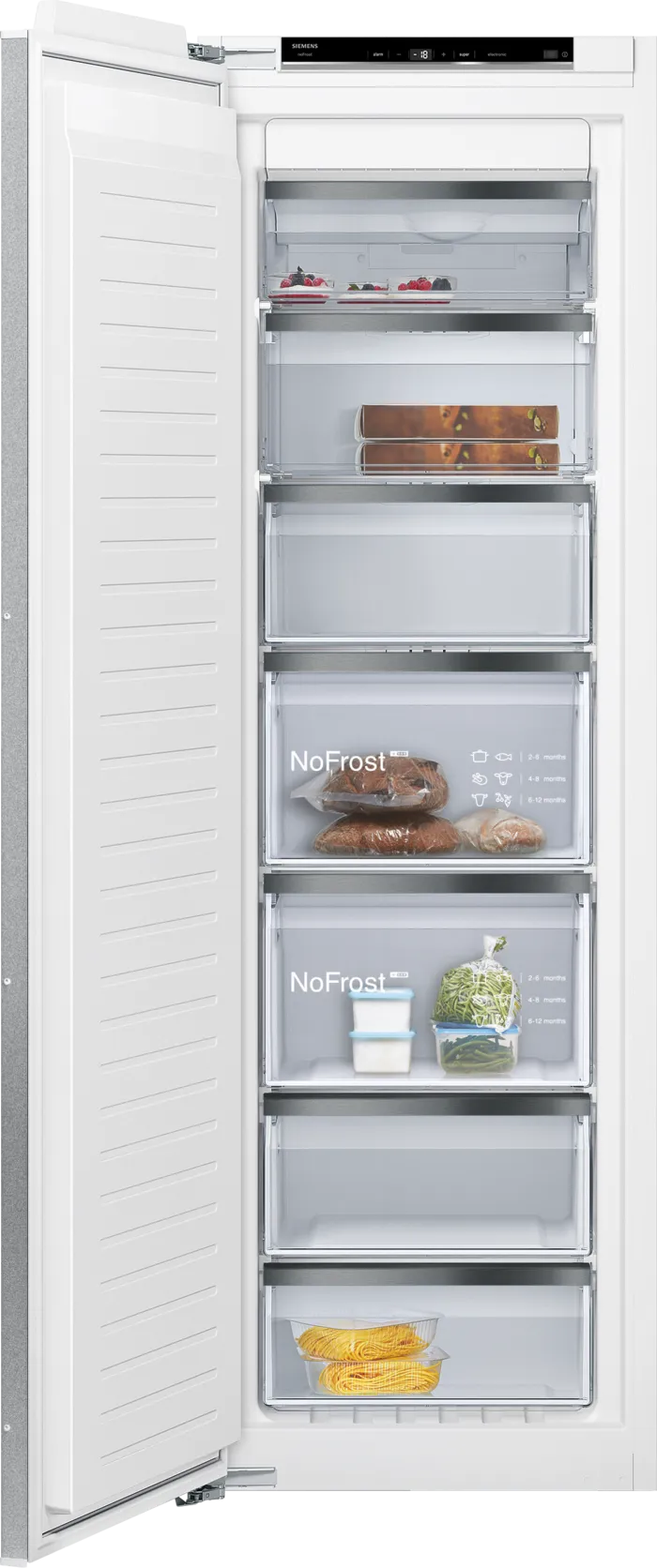 iQ500 Integrerbar fryser 177.2 x 55.8 cm fladhængsel med dæmpet lukning (soft close) - GI81NSCE0