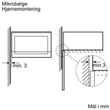 iQ300 Mikroovn til indbygning Sort - BF520LMA1