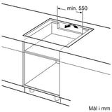 iQ100 Induktionskogeplade 60 cm overflademontering uden ramme - EH63KBEB5E