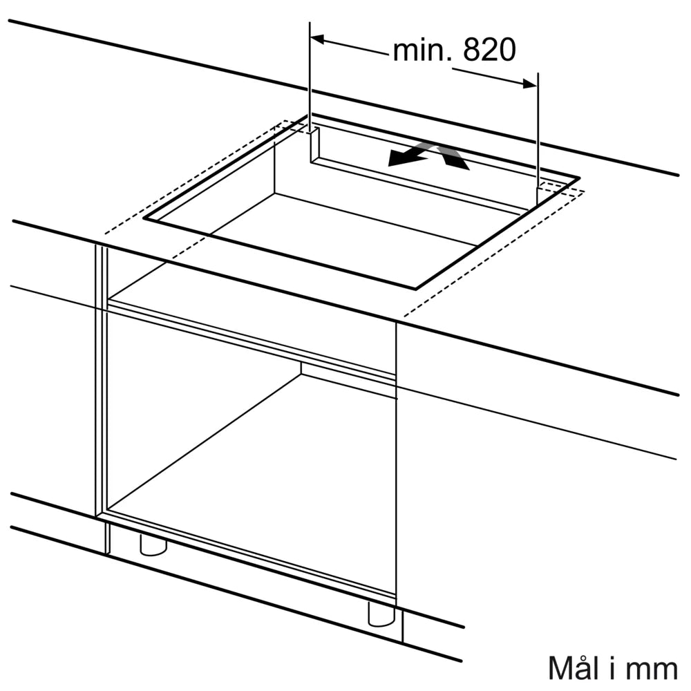 Induktionskogeplade 90 cm Sort - ComfortDesign - Siemens iQ700 - EX977NVV6E