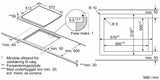Induktionskogeplade 60 cm Sort, planmontering - CookConnect - Siemens iQ700 - EX607NYV6E