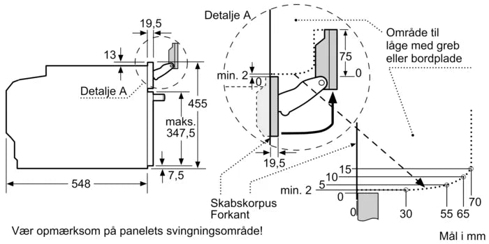 Kompakt dampovn 47l m/disp sort - Siemens iQ700 - CS936GCB1 60x45 cm sort