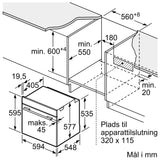 Siemens iQ700 Indbygningsovn 60 x 60 cm Sort - HB978GUB1