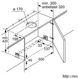 Udtræksemhætte 90 cm Rustfrit stål - Siemens iQ500 - LI97SA561S
