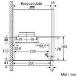 iQ300 Udtræksemhætte 60 cm Sølvmetallic - LI64MA531