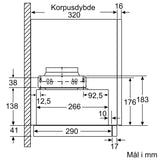 iQ100 Udtræksemhætte 60 cm Sølvmetallic - LI64MB521