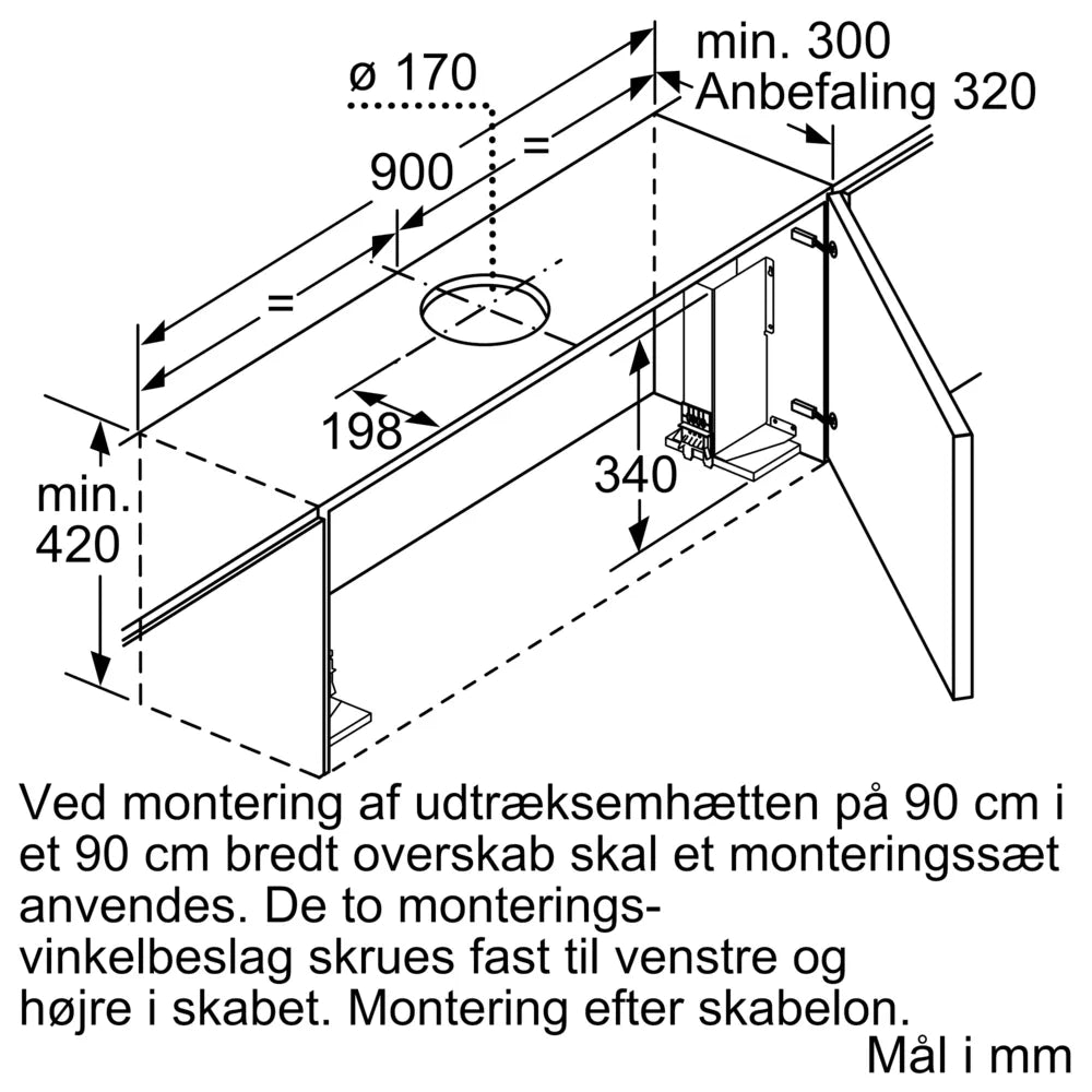 Udtræksemhætte 90 cm Rustfrit stål - Siemens iQ500 - LI97SA561S
