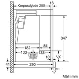 Udtræksemhætte 90 cm Rustfrit stål - Siemens iQ500 - LI97SA561S