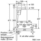 Udtræksemhætte 90 cm Rustfrit stål - Siemens iQ500 - LI97SA561S
