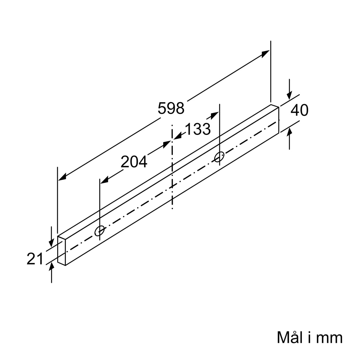 Siemens iQ100 Udtræksemhætte 60 cm Sølvmetallic - LI64MC521