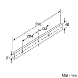 Siemens iQ100 Udtræksemhætte 60 cm Sølvmetallic - LI64MC521
