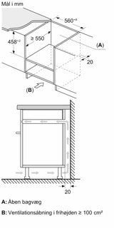 Integreret mikrobølgeovn med varmluft 60 x 45 cm i sort - Siemens iQ500 - CM485AGB1B