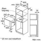 iQ500 Mikroovn til indbygning Hvid - BF525LMW0