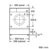 iQ700 Vaskemaskine til indbygning 8 kg maks. 1400 omdr./min. - WI14W542EU