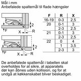iQ500 Integrerbar fryser 71.2 x 55.8 cm fladhængsel med dæmpet lukning (soft close) GI11VADE0