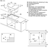Induktionskogeplade 80 cm Sort - Siemens iQ700 - EX80BNX68E