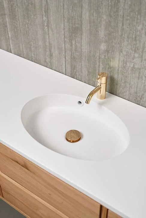 Solid Surface Monaco vask Mat dybde 48 cm