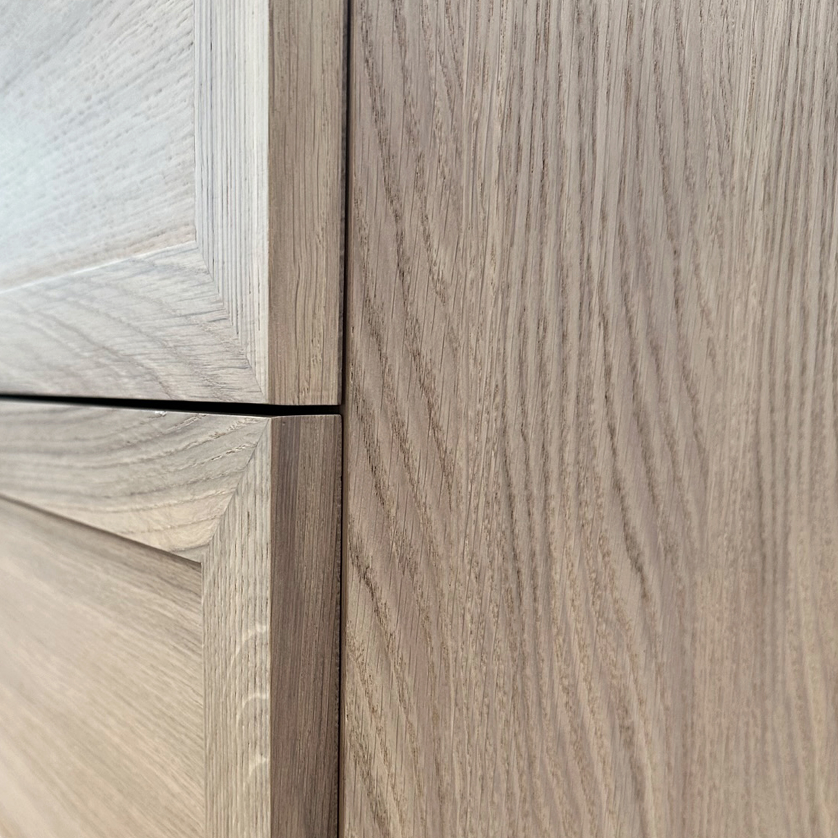 Nordskab vaskeskab 120 cm – Natur Eg finér