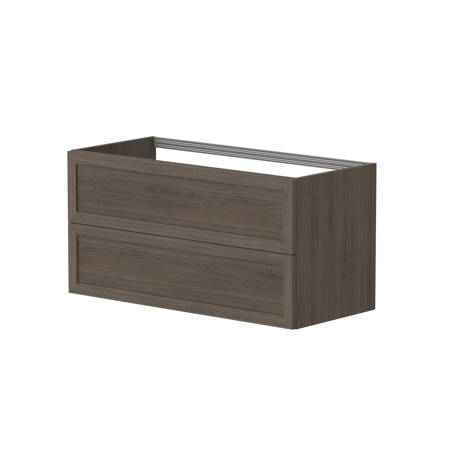 Nordskab vaskeskab 100 cm – Røget Eg finér