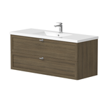 Nordskab vaskeskab 120 cm – Røget Eg finér