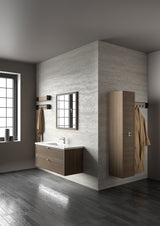 Nordskab vaskeskab 120 cm – Røget Eg finér