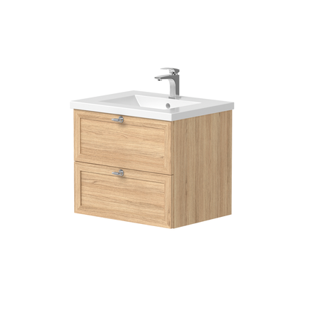 Nordskab vaskeskab 60 cm – Natur Eg finér