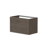 Nordskab vaskeskab 80 cm – Røget Eg finér