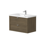 Nordskab vaskeskab 80 cm – Røget Eg finér