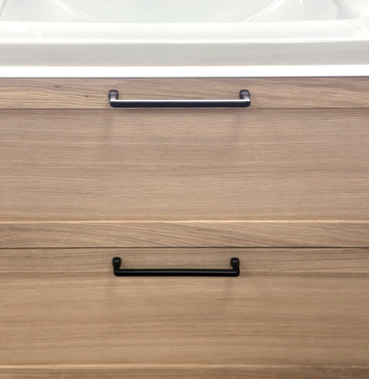 Nordskab vaskeskab 120 cm – Natur Eg finér