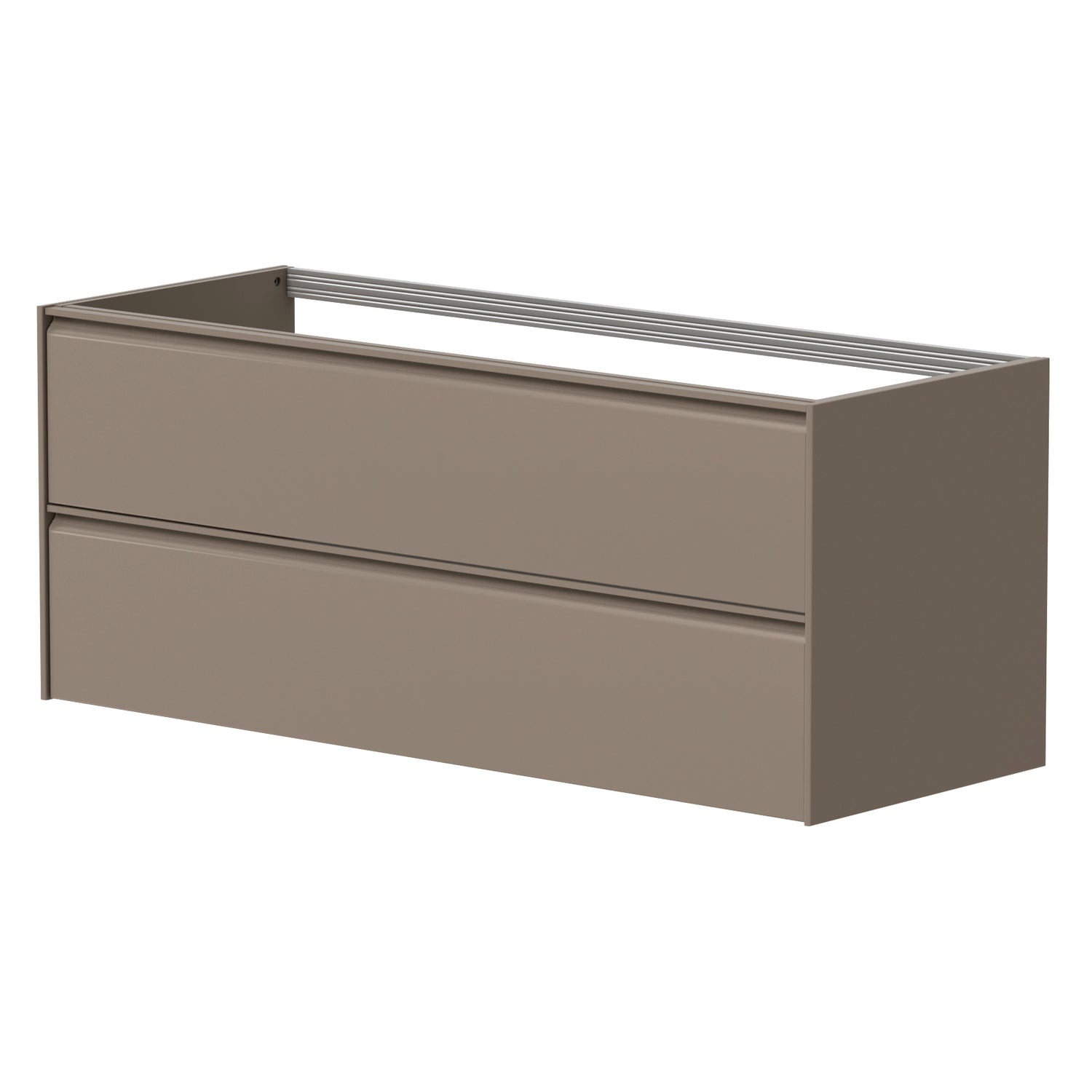 Nordskab Vaskeskab med 2 skuffer – 120 cm (Cocoa Brown)