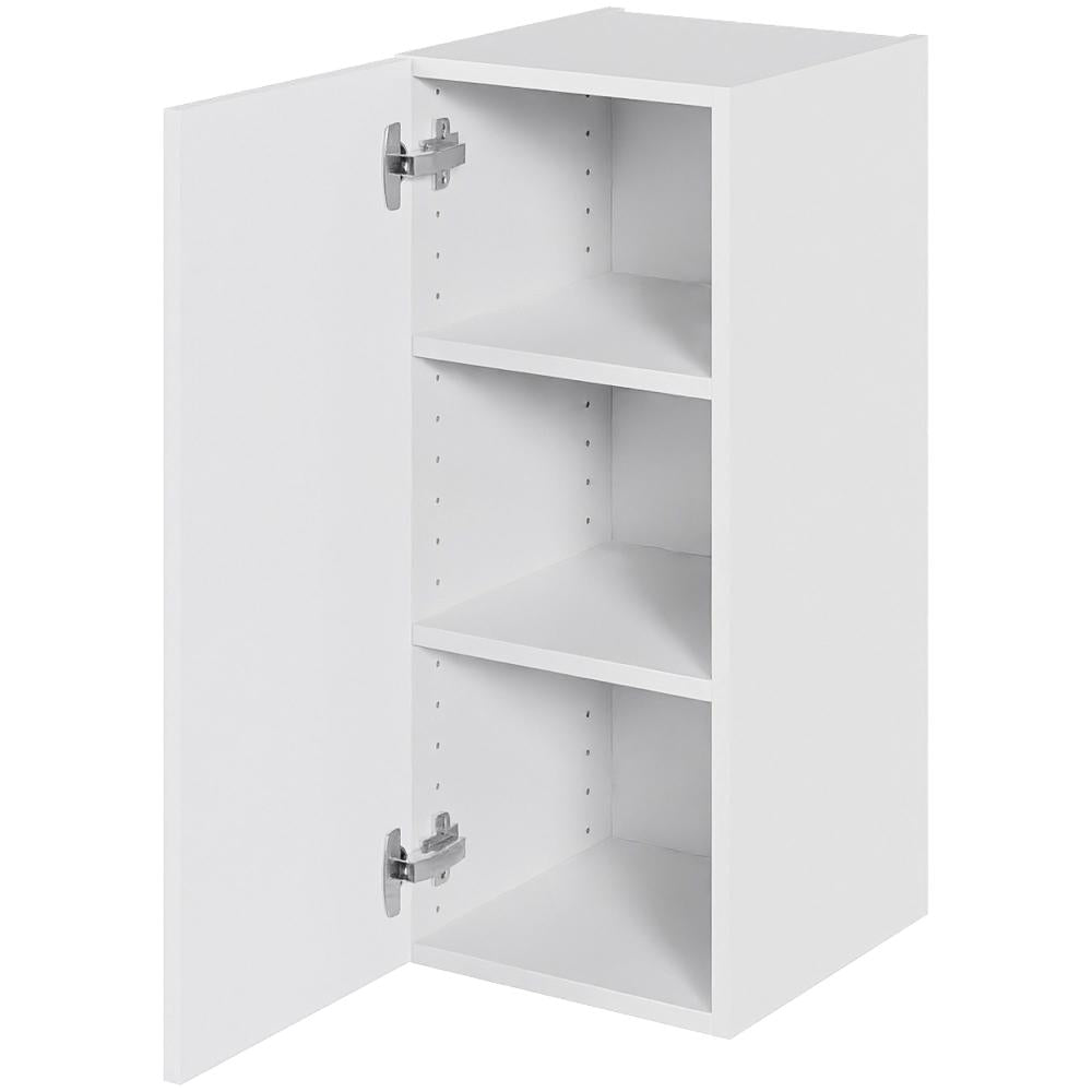 Multi-Living Køkken hyldeskab i Hvid Front med låge H: 70,4 cm D: 34,0 cm - Inklusiv 2 hylder - Bredde: 30 cm