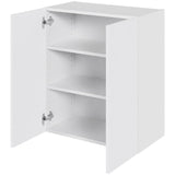 Multi-Living Køkken overskab i Hvid Front H: 70,4 cm D: 34,0 cm - Hyldeskab med 2 låger - Bredde: 60 cm