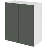 Multi-Living Køkken hyldeskab i Cibo Verde 120 H: 70,4 cm D: 32,0 cm B: 60 cm - med 2 hylder og 2 låger