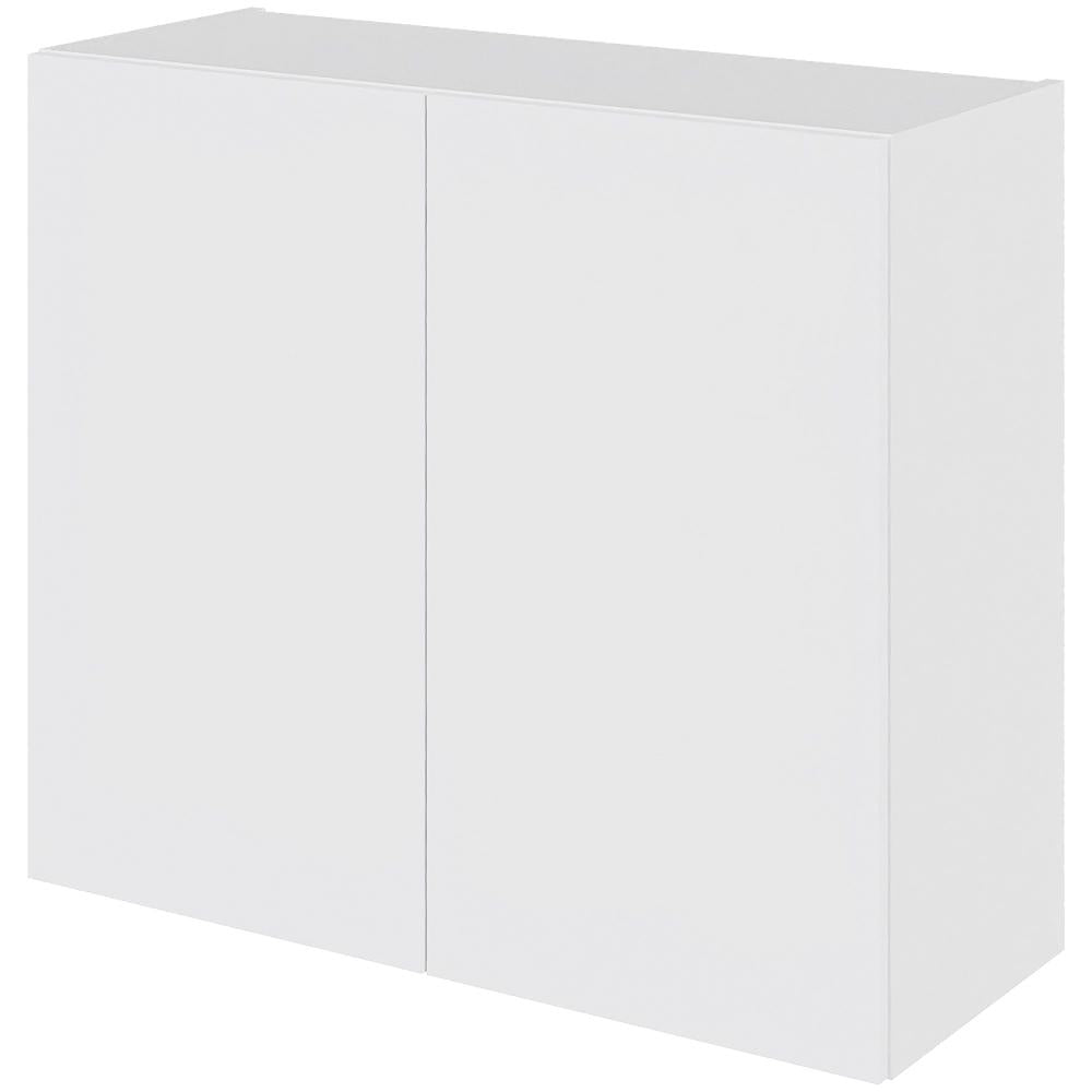 Multi-Living Køkken hyldeskab i Hvid Front med 2 låger H: 70,4 cm D: 34,0 cm - Inklusiv 2 hylder - Bredde: 80 cm