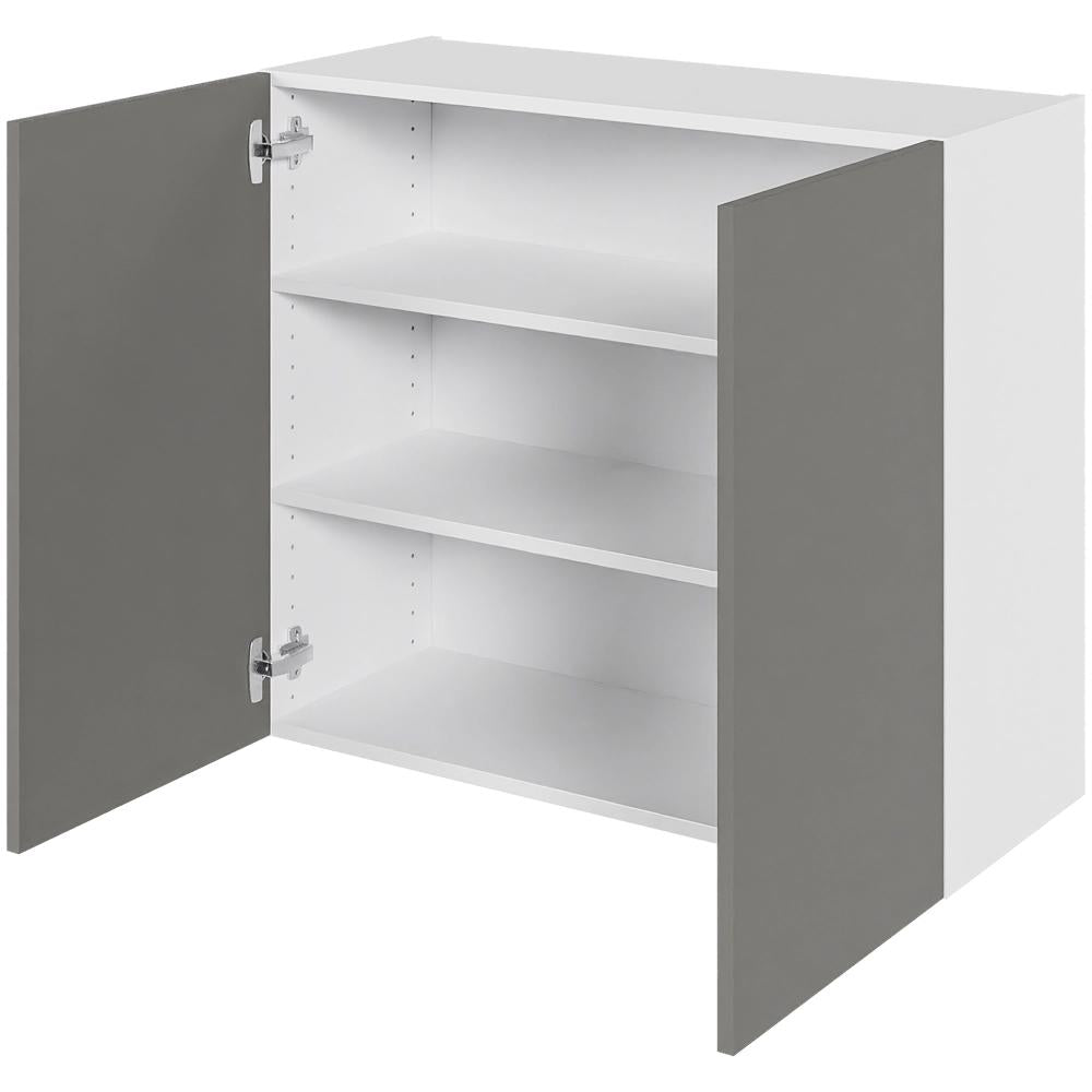 Multi-Living Køkken hyldeskab i Cibo Grigio H: 70,4 cm D: 34,0 cm - Inklusiv 2 hylde - Bredde: 80 cm