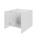 Multi-Living Køkken vaskeskab i Hvid Front H: 70,4 cm D: 60,0 cm - Inklusiv affaldsstativ - Bredde: 80 cm