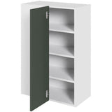 Multi-Living Køkken over hjørneskab i Cibo Verde 120 H: 89,6 cm D: 32,0 cm B: 60 cm - med 3 hylder og låge og blændstykke