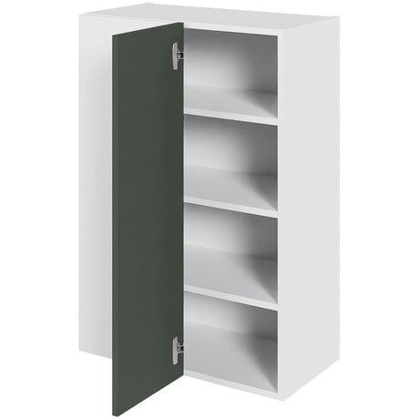 Multi-Living Køkken over hjørneskab i Cibo Verde 120 H: 89,6 cm D: 32,0 cm B: 60 cm - med 3 hylder og låge og blændstykke
